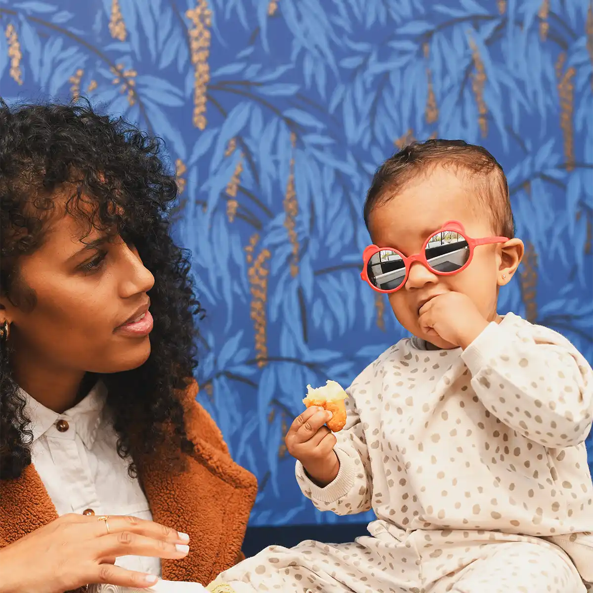 lunettes de soleil bébé enfant ourson rouge elysée