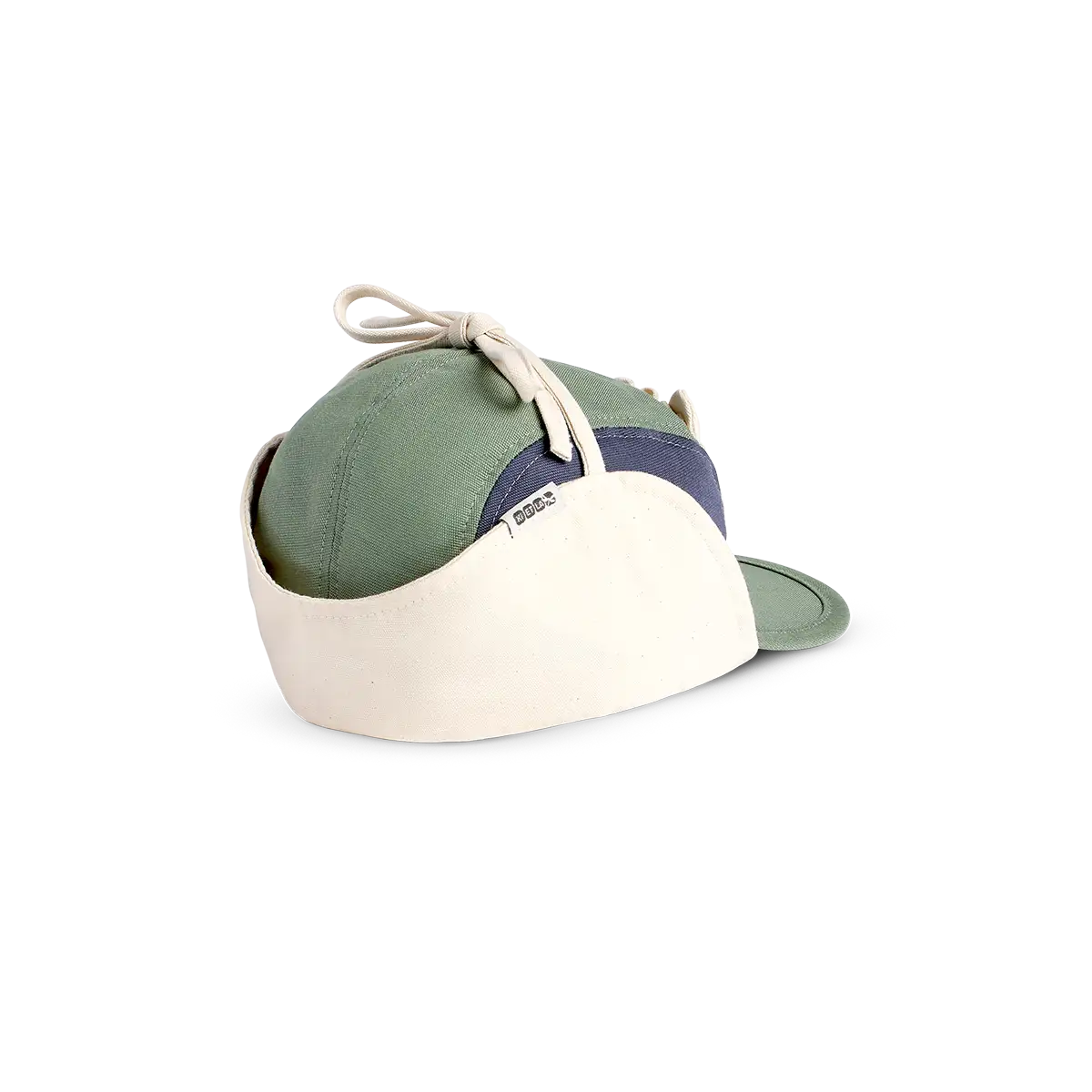 packshot casquette anti-uv bébé camper cap vert et bleu marine