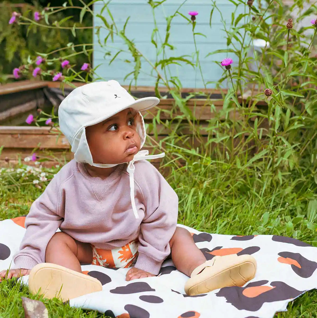 casquette anti-uv bébé camper cap naturel