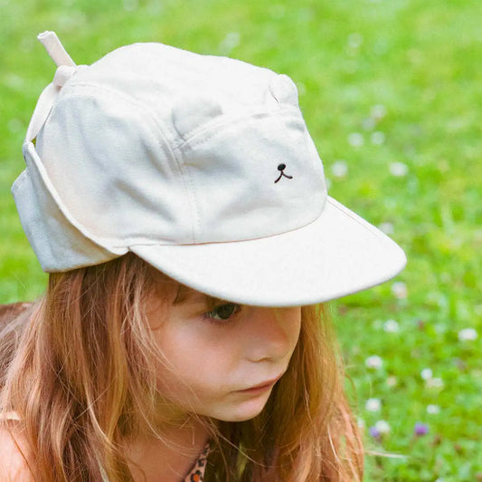 casquette anti-uv bébé camper cap naturel