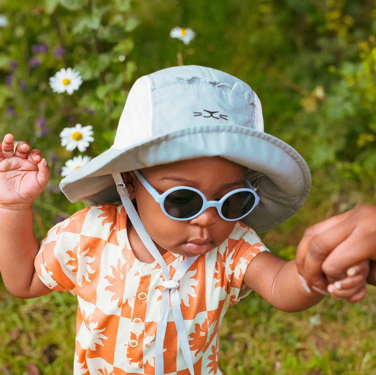 lunettes de soleil enfant rozz bleu ciel