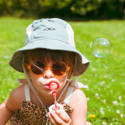 lunettes de soleil enfant bébé woam abricot