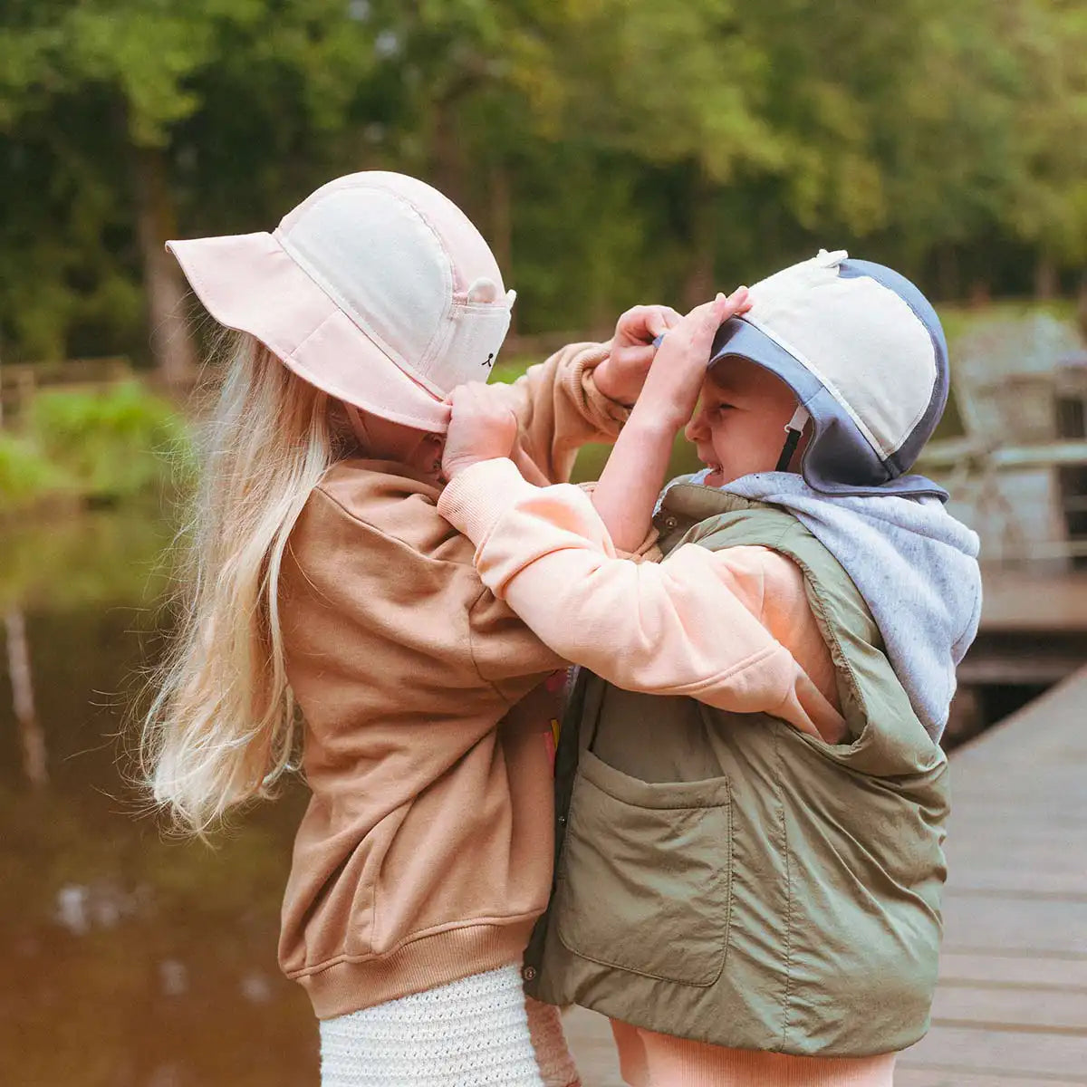 bob anti-uv bébé camper hat bleu marine