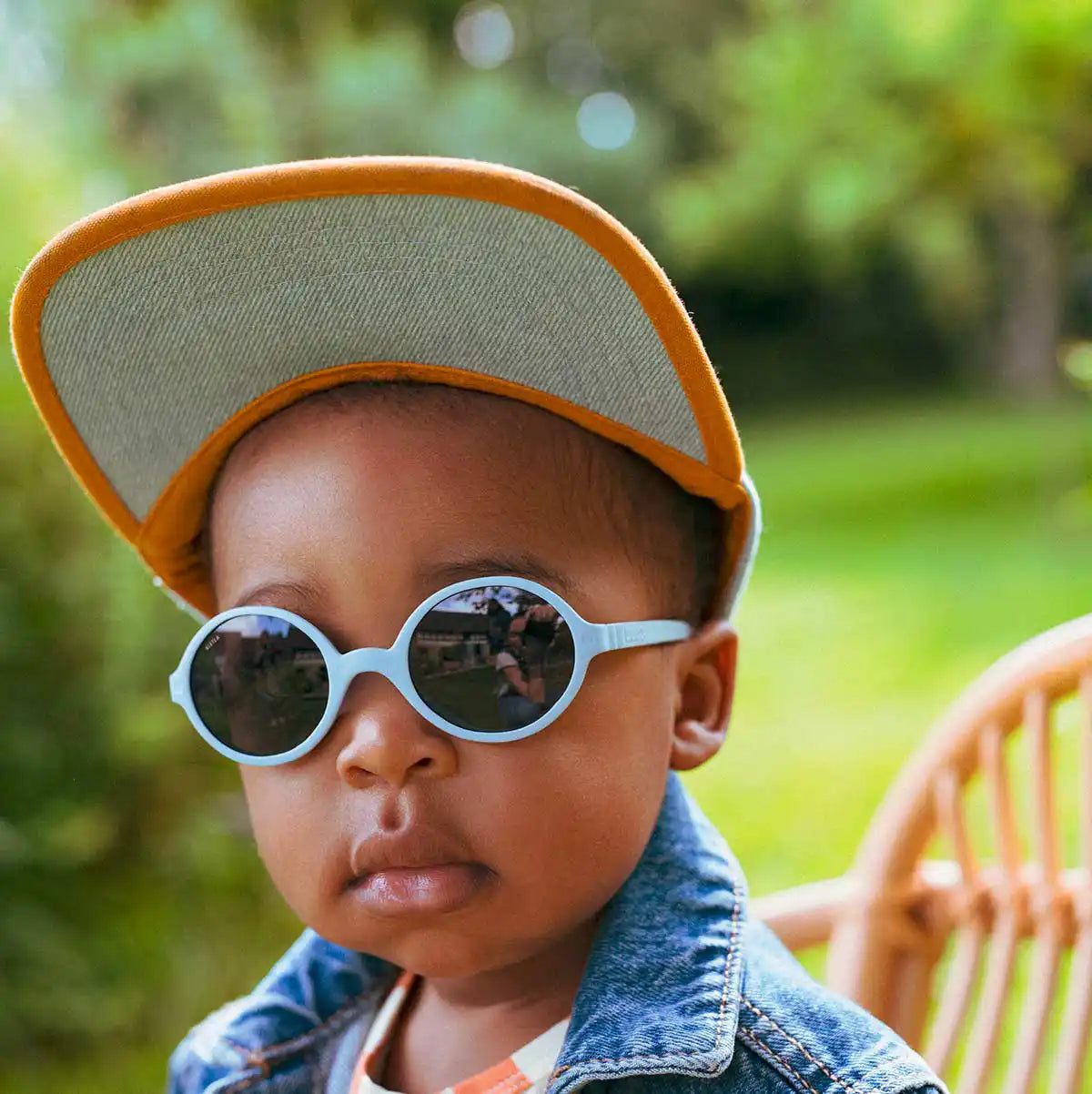 lunettes de soleil enfant rozz bleu ciel