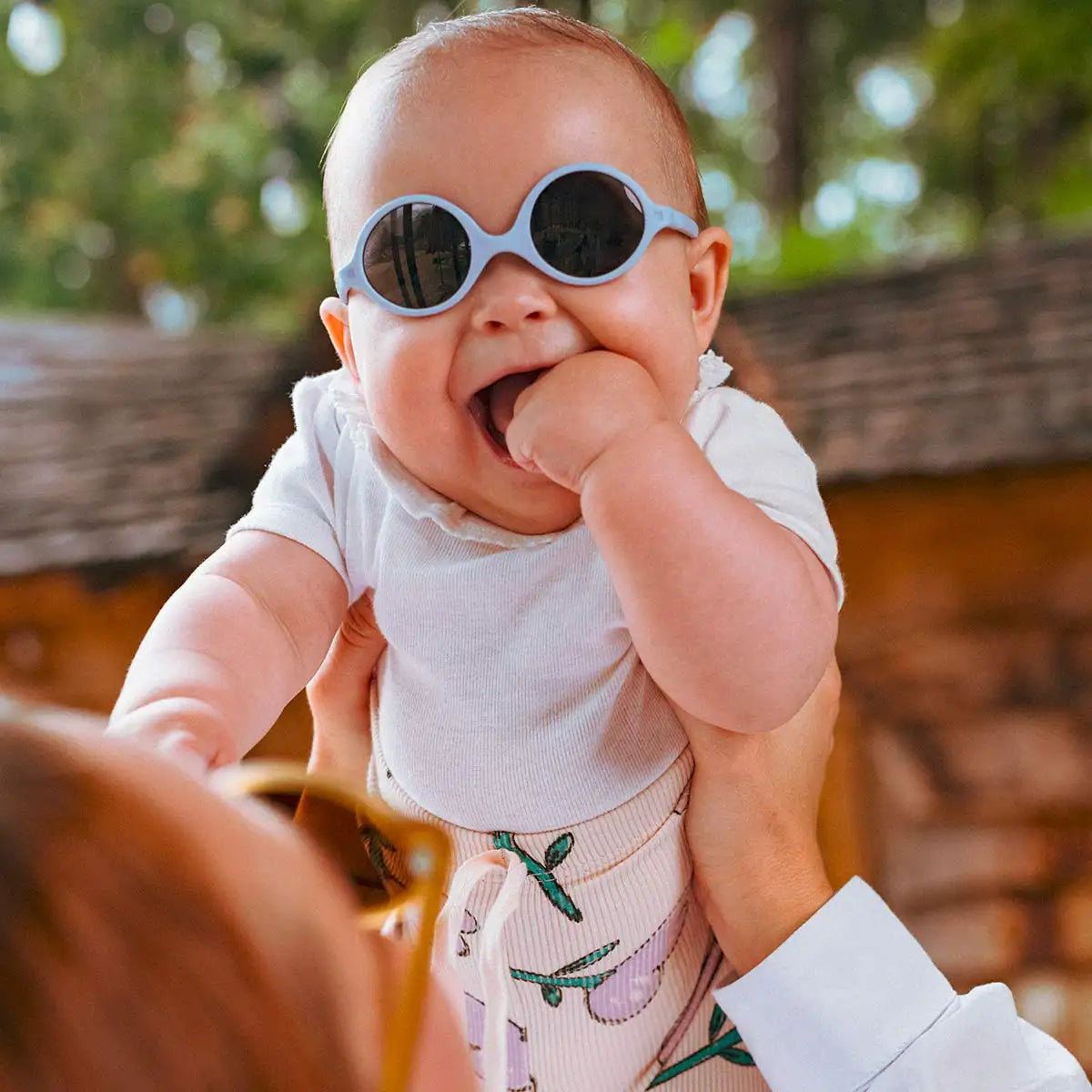 lunettes de soleil bébé diabola bleu ciel