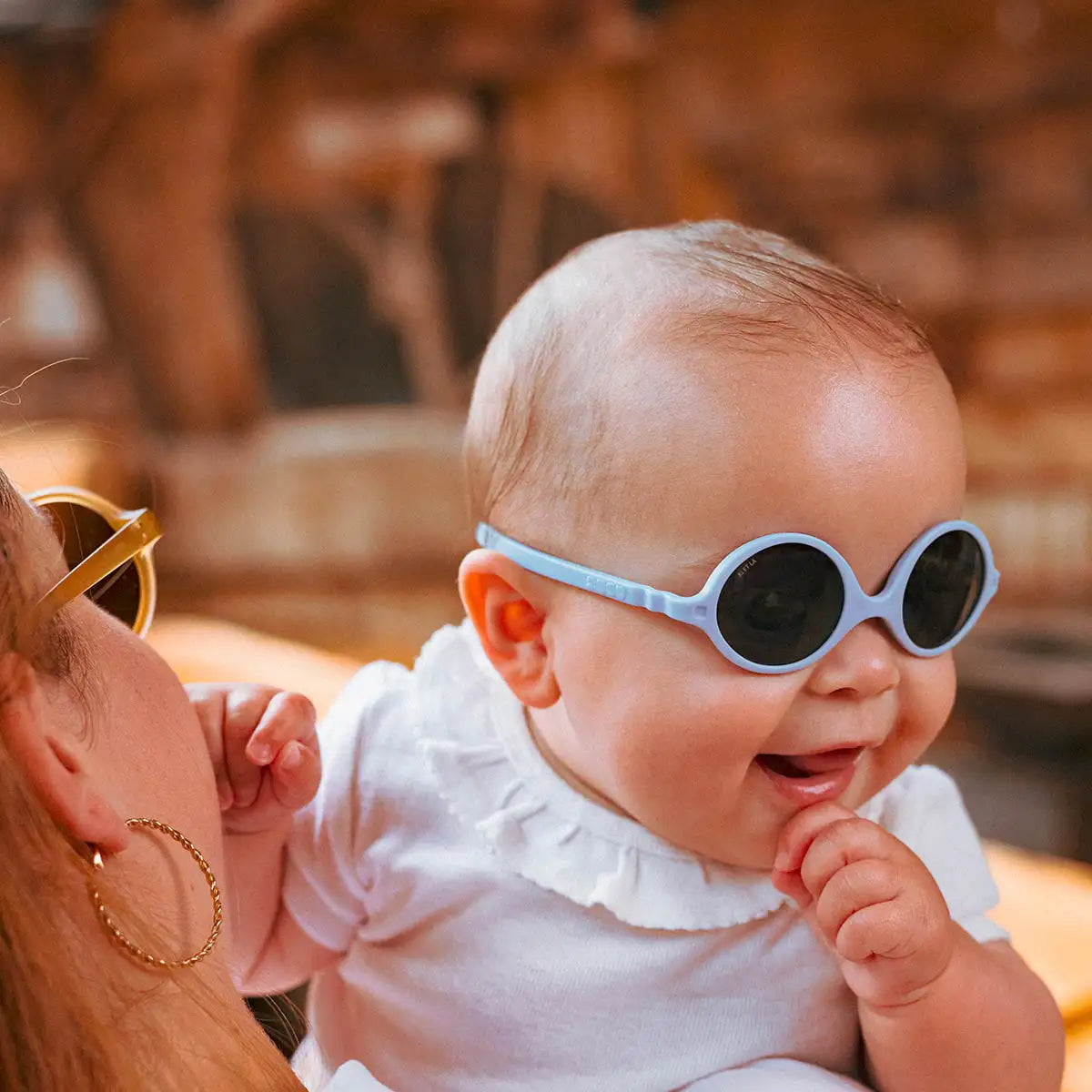 lunettes de soleil bébé diabola bleu ciel