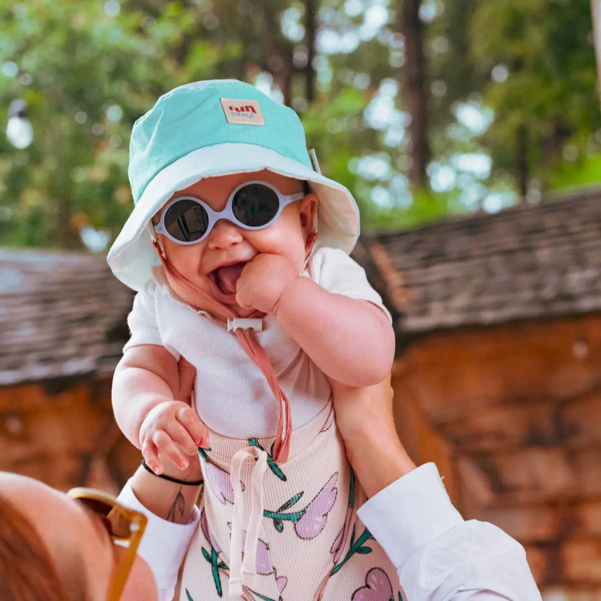 lunettes de soleil bébé diabola bleu ciel