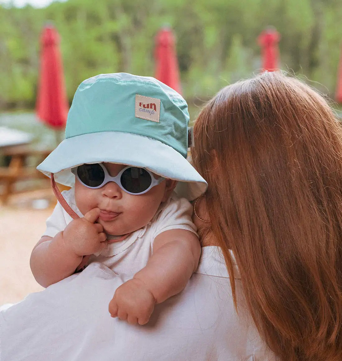 lunettes de soleil bébé diabola bleu ciel