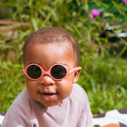 lunettes de soleil bébé diabola pamplemousse