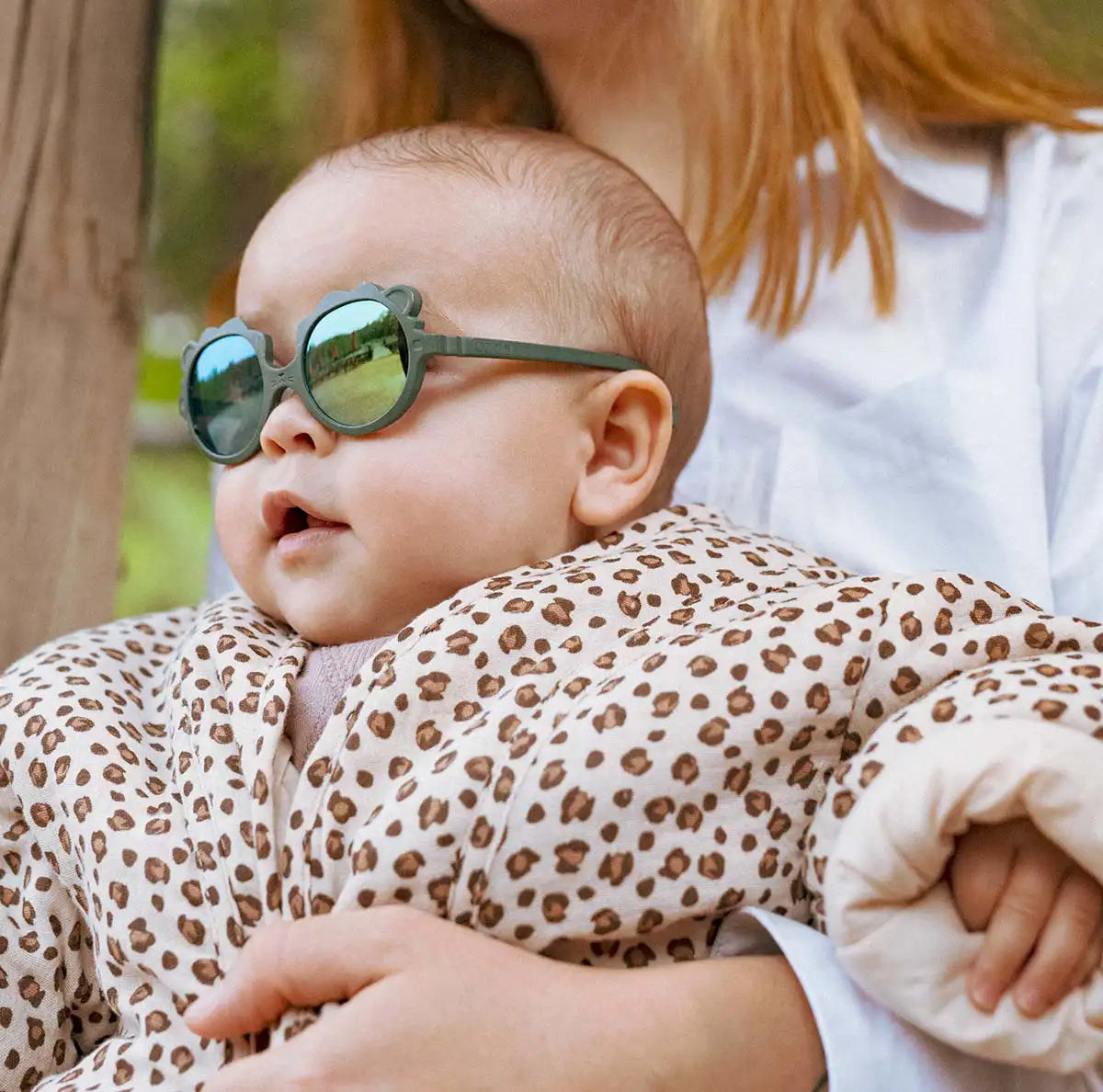 lunettes de soleil bébé enfant lion vert