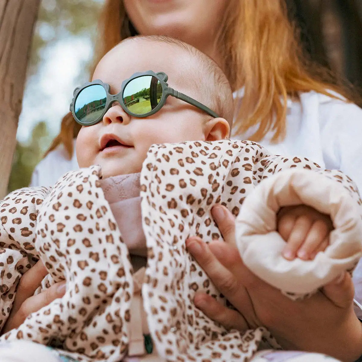 lunettes de soleil bébé enfant lion vert