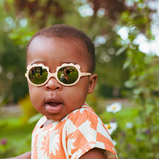 lunettes de soleil bébé enfant lion vanille