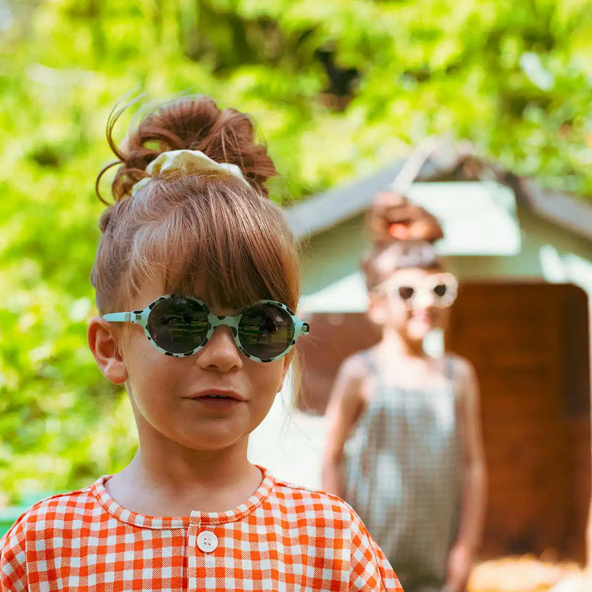 lunettes de soleil junior rozz léopard vert