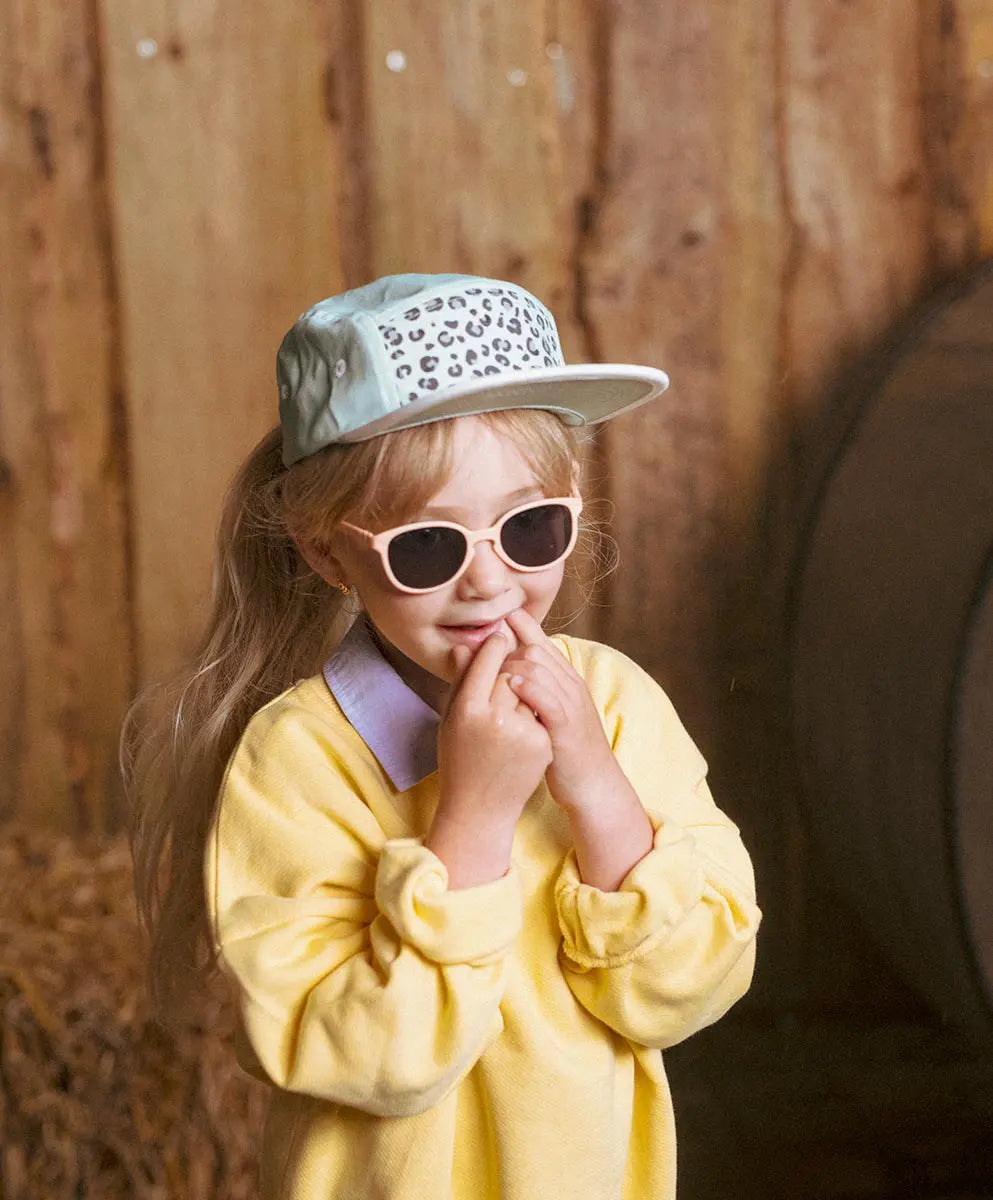 lunettes de soleil enfant bébé wazz abricot