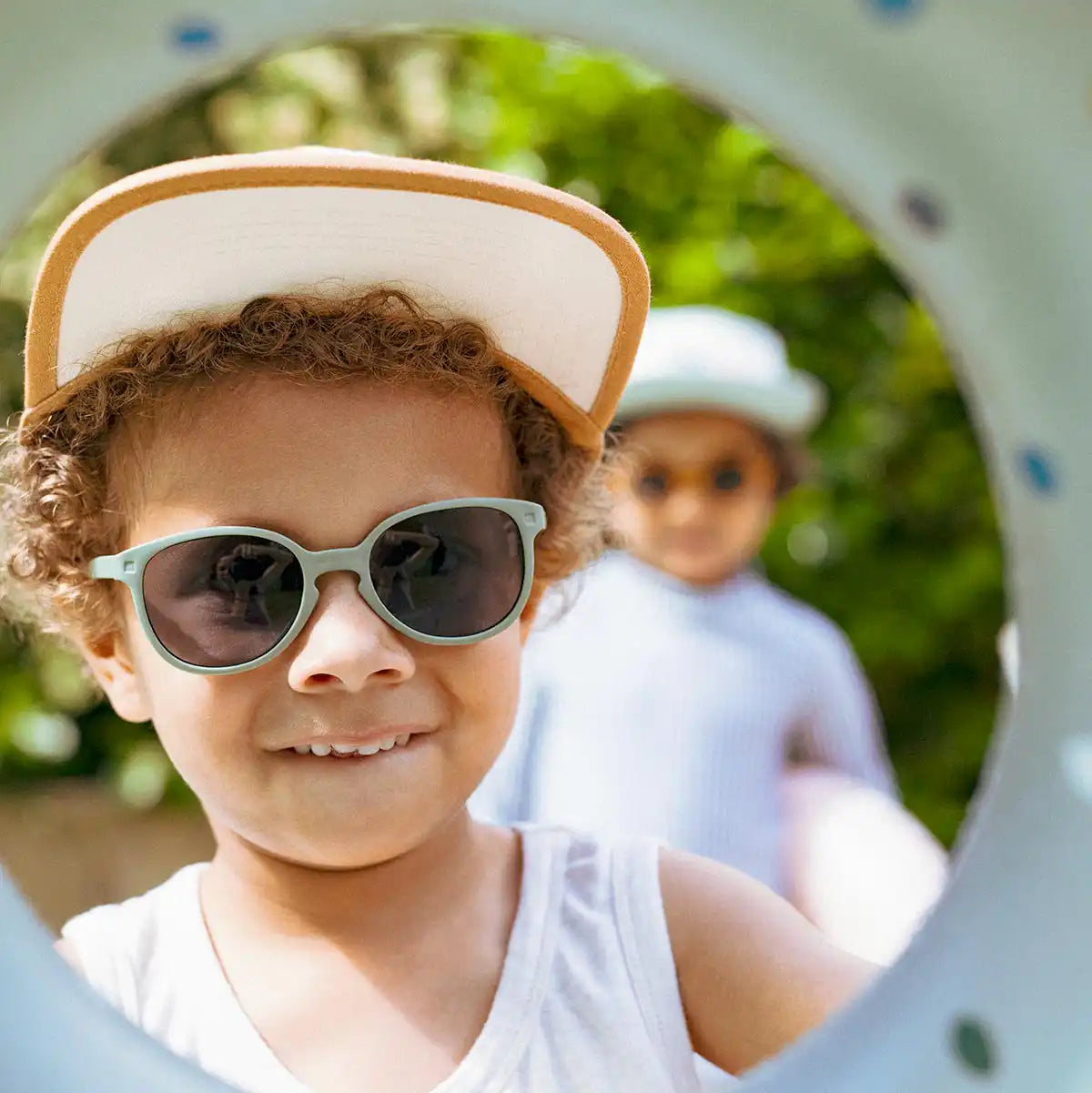 lunettes de soleil enfant bébé wazz kaki