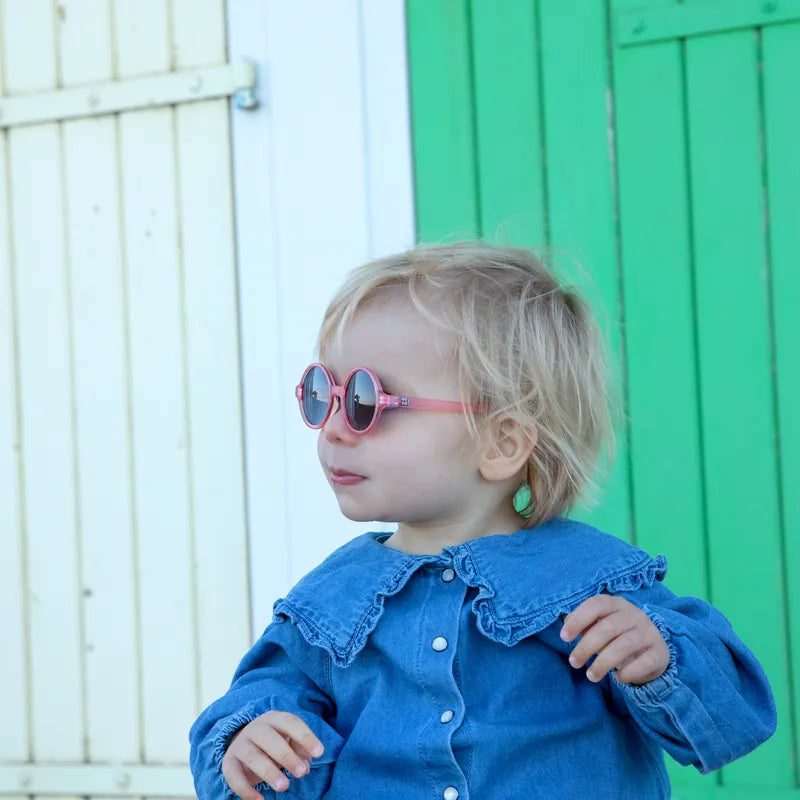 lunettes de soleil enfant bébé woam rose fraise