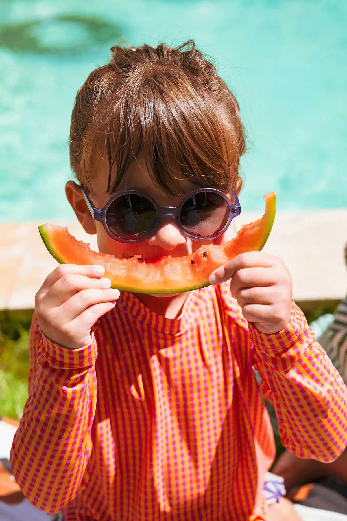 lunettes de soleil enfant bébé woam violet