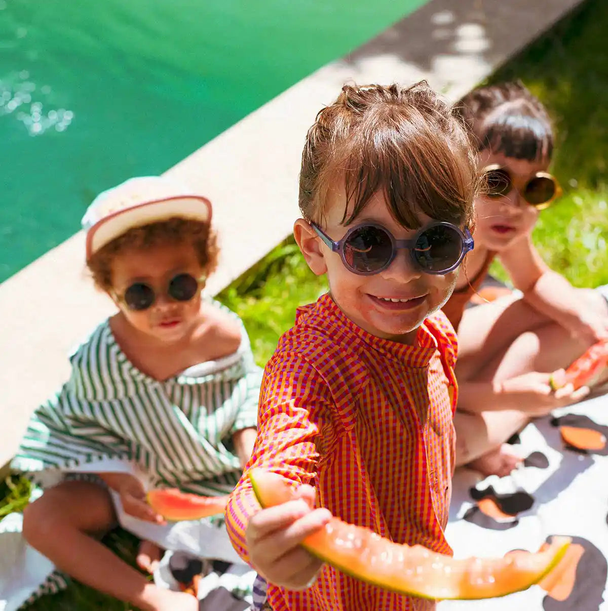 lunettes de soleil enfant bébé woam violet