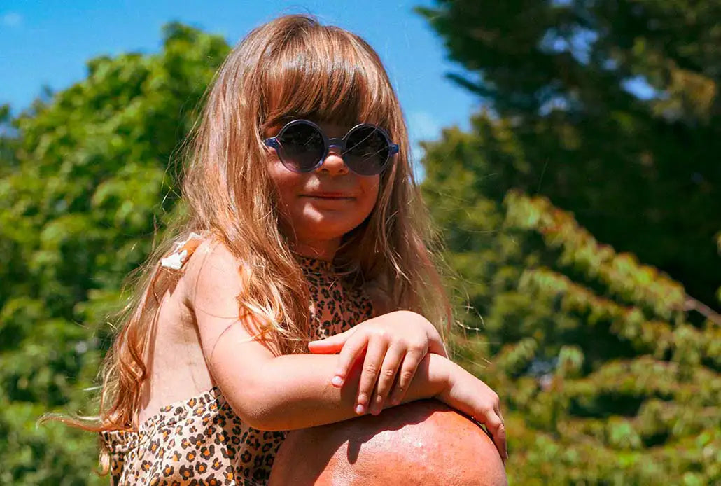 lunettes de soleil enfant bébé woam violet