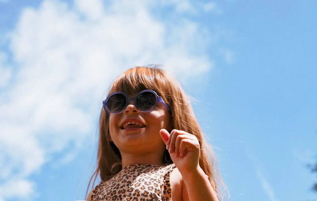 lunettes de soleil enfant bébé woam violet