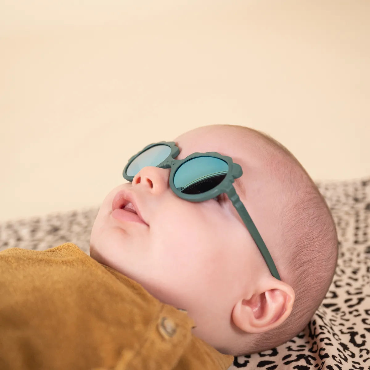 lunettes de soleil bébé enfant lion vert